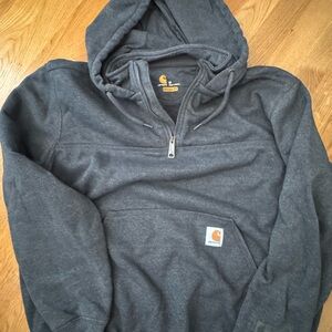 Carhartt Charcoal Half-Zip Hoodie